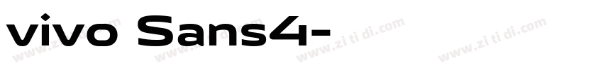 vivo Sans4字体转换 vivo Sans4字体转换